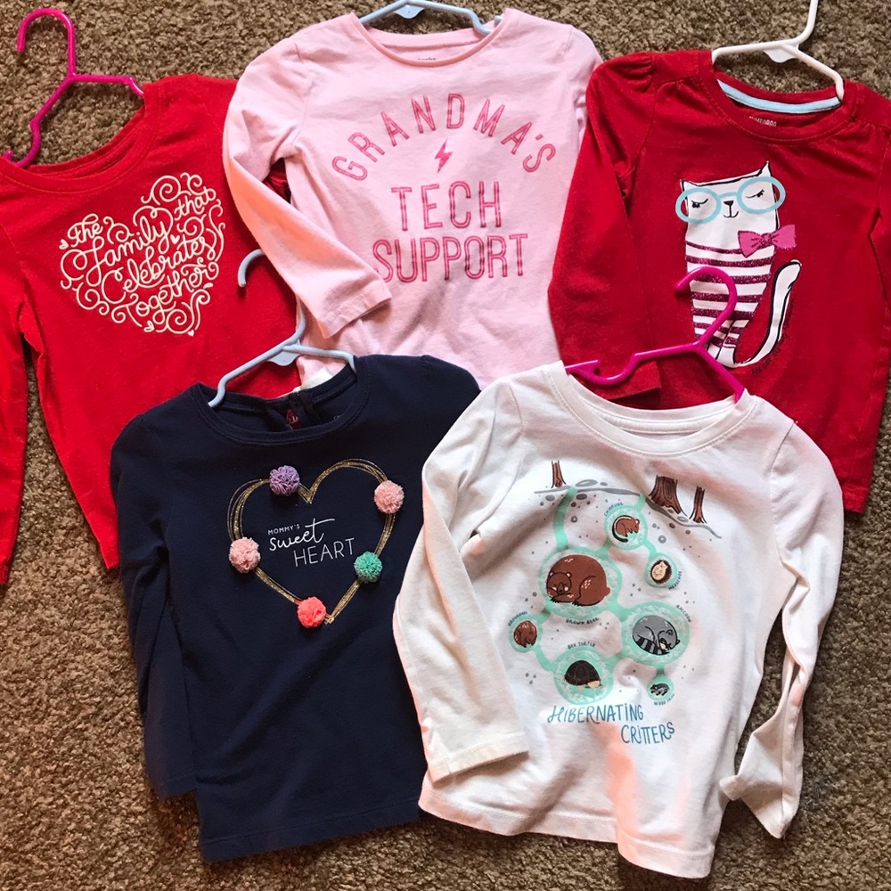 2T girls long sleeve bundle